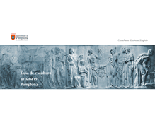 Tablet Screenshot of esculturas.pamplona.es